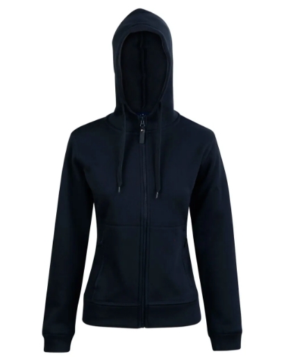 Picture of Winning Spirit, Ladies' Full Zip Contrast Fleece Hoodie